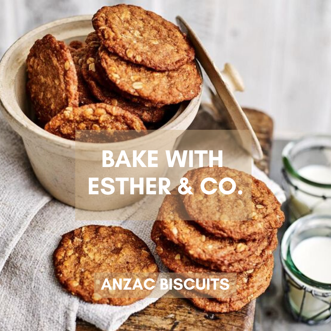 QUICK & EASY ANZAC BISCUIT RECIPE-ESTHER & CO.