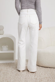Yzabel Jeans - White Denim