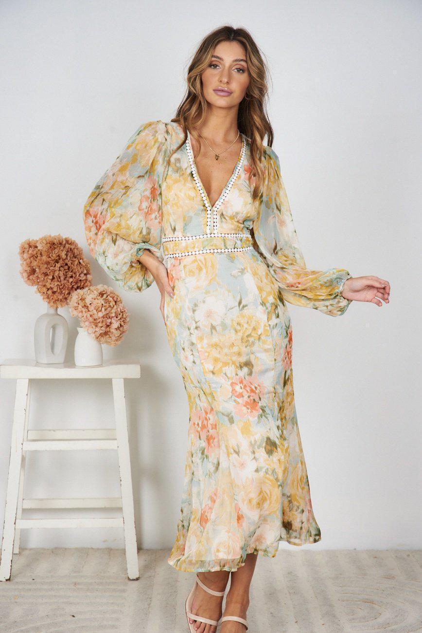 Floral Wedding Guest Dresses ESTHER CO