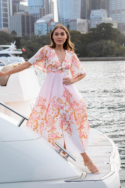 flowy floral dress